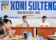 Ketua KONI Sulteng Fathur Razaq Pimpin Rapat Persiapan Tim Kerja Bidik PON 2032