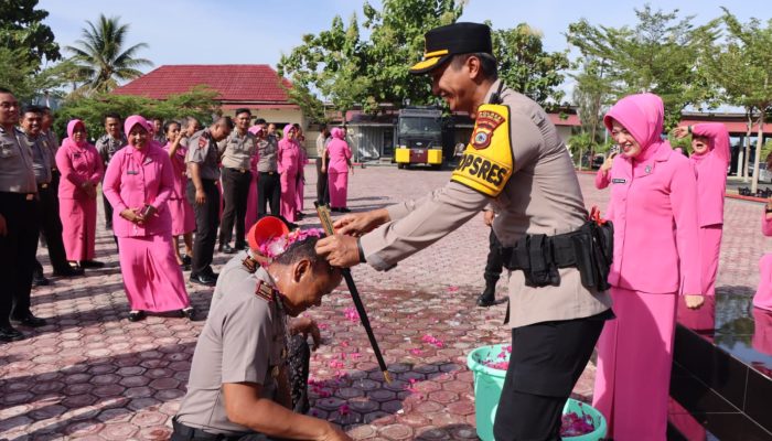 36 Personel Polres Touna Naik Pangkat Jelang Tahun Baru 2026