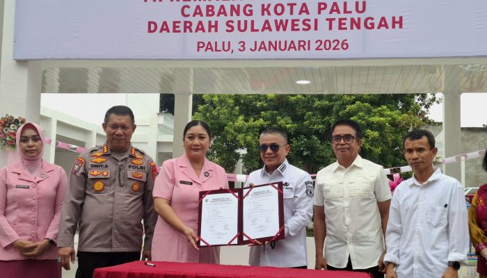 Kolaborasi Pemkot dan Polri, TK Kemala Bhayangkari 02 Palu Diresmikan