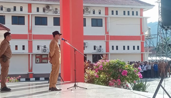 Bupati Ilham Lawidu Pimpin Apel Perdana Tahun 2026, Tegaskan Kekompakan ASN Jalankan Program Strategis