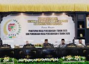 Wabup Surya Hadiri Paripurna Penutupan dan Pembukaan Masa Persidangan DPRD Touna