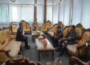 Wali Kota Palu Sambut Silaturahim Kasetum Kodam XXIII/Palaka Wira