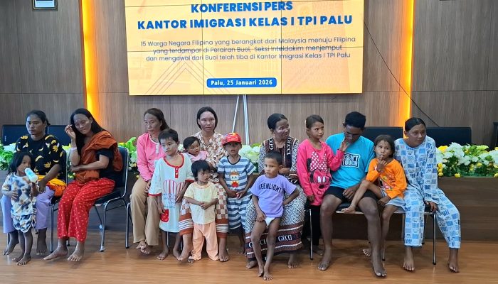 Imigrasi Palu Targetkan Pemulangan 15 WN Filipina Pekan Ini