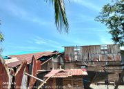 Angin Puting Beliung Terjang Desa Bantuga Touna, Dua Rumah Warga Rusak