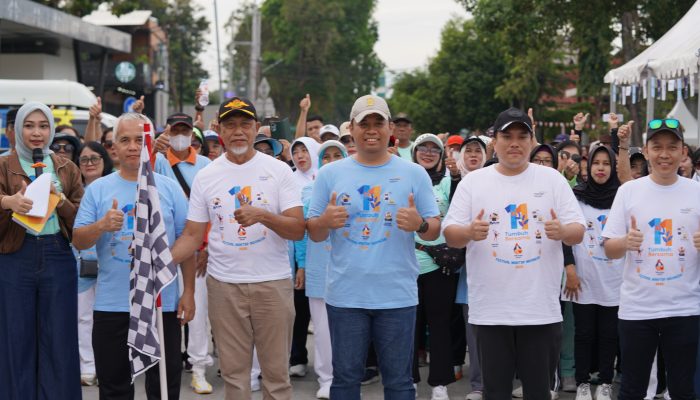 Pemkot Palu Hadiri HUT ke-11 Bank Mandiri Taspen di Lapangan Vatulemo