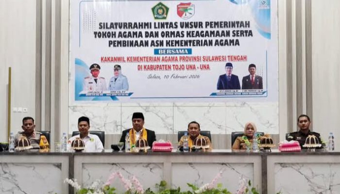 Silaturahmi Lintas Unsur, Kemenag Sulteng Dorong Kerukunan Umat di Touna