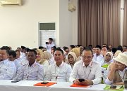 Longki Sambut Irwan Lapatta di Rakerda Gerindra Sulteng, Tegaskan Penguatan Struktur