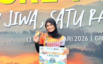 Hamida Dwi Ningtias Harumkan Nama Basarnas Palu di Fun Run Jambore Potensi SAR