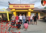 Dua Pemuda Tertangkap Basah Saat Mencuri Besi Tower PLN di Palu