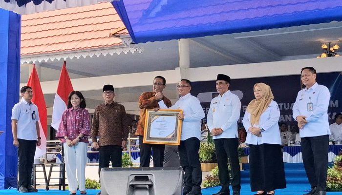Pemkab Sigi Terima Penghargaan Posbakum Desa dari Kementerian Hukum RI