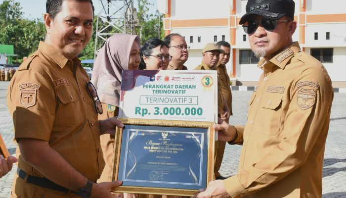 Diskominfo Touna Raih Peringkat Ketiga Perangkat Daerah Terinovatif 2025