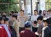 Kapolresta Palu Pimpin Pengamanan Aksi Mahasiswa Untad di DPRD Sulteng, Situasi Kondusif