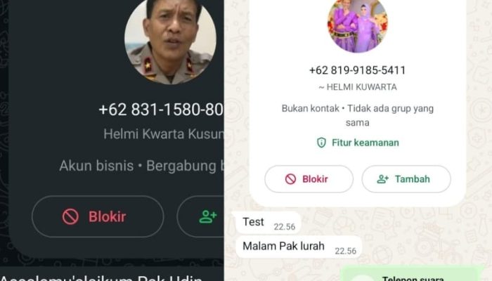 Nama Wakapolda Polda Sulteng Dicatut untuk Penipuan, Polisi Tegaskan Itu Hoaks