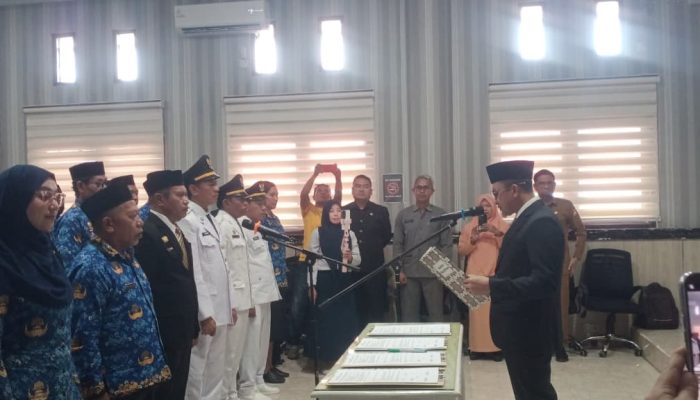 Ini Daftar Pejabat yang Dilantik Bupati Ilham Lawidu di Pemkab Touna