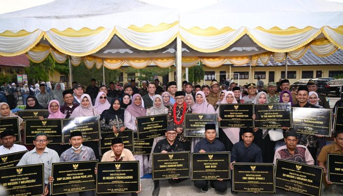 Program Revitalisasi Pendidikan 2025 Hadirkan 29 Sekolah Baru di Pidie Jaya