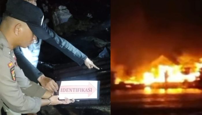 Petasan Anak-Anak Picu Kebakaran Hebat di Pulau Salaka, 5 Rumah Hangus