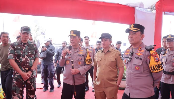 Kapolda Sulteng Tinjau Pos Terpadu di Morowali, Pastikan Pengamanan Optimal