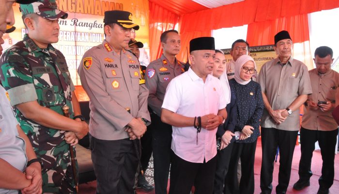 Jelang Lebaran, Hadianto Rasyid Cek Langsung Pos Pengamanan di Kota Palu