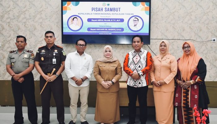 Wabup Tojo Una-Una Hadiri Pisah Sambut Kepala Balai Taman Nasional Kepulauan Togean