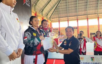 Dibuka Irwan Lapatta, Turnamen Karate Se-Pasigala Jadi Ajang Lahirkan Bintang Baru