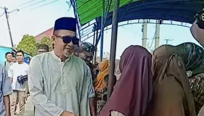 Bupati Ilham Lawidu Hadiri Halal Bihalal di Desa Wakai