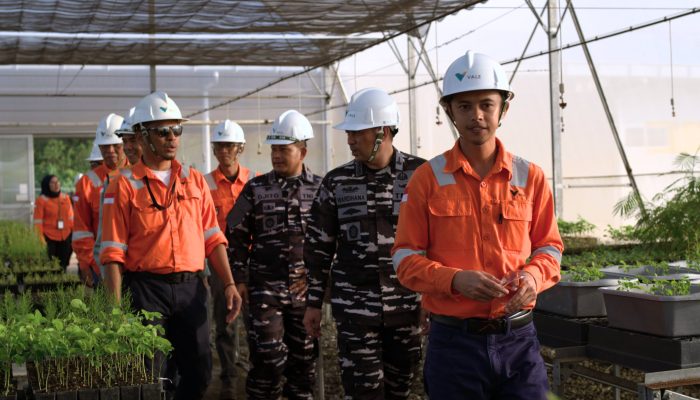 Lanal Palu Kunjungi IGP Morowali, Apresiasi Komitmen Lingkungan PT Vale