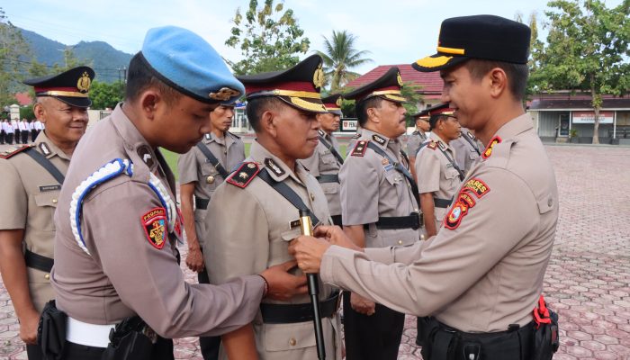Kapolres Touna Rotasi 11 Pejabat, Minta Personel Dekat dengan Masyarakat