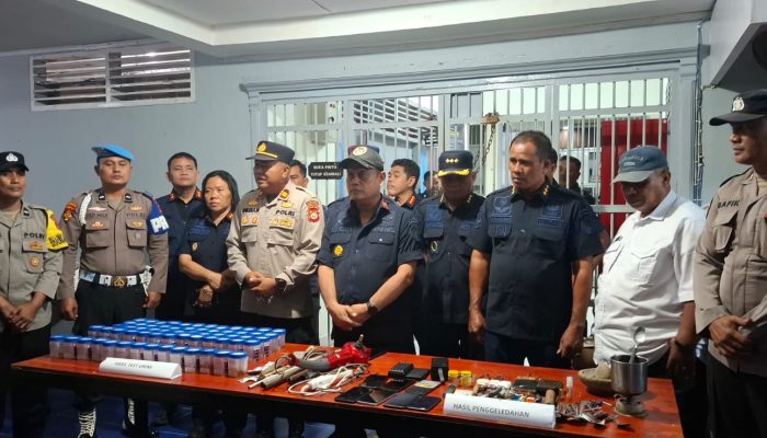 Razia Gabungan di Lapas Parigi, 12 Warga Binaan Positif Narkoba