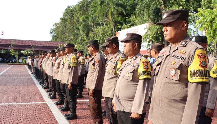 181 Personel Polresta Palu Disiagakan Amankan Salat Iduladha 1447 H
