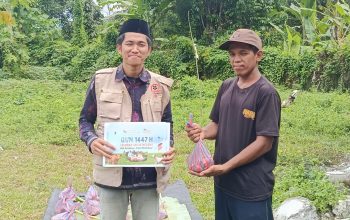 Pemuda Cendekia Society.Id Tebar Kepedulian, Salurkan Daging Kurban di Desa Talaga