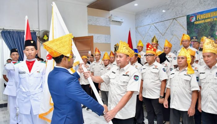 Ilham Lawidu Resmi Nahkodai KONI Tojo Una-Una Periode 2025–2029