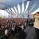 Prabowo Hadiri May Day di Monas, Disambut 400 Ribu Buruh