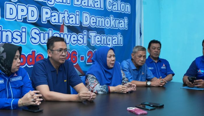 Musda Demokrat Sulteng Digelar 8 Mei di Palu, Pendaftaran Ketua Dibuka