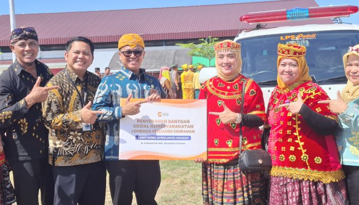 Momentum HUT Sigi ke-18, LPS Hibahkan Ambulans untuk Masyarakat