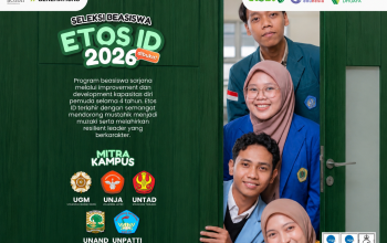 Untad Kembali Dipercaya Jadi Mitra Etos ID, Pendaftaran Beasiswa Ditutup 10 Juni