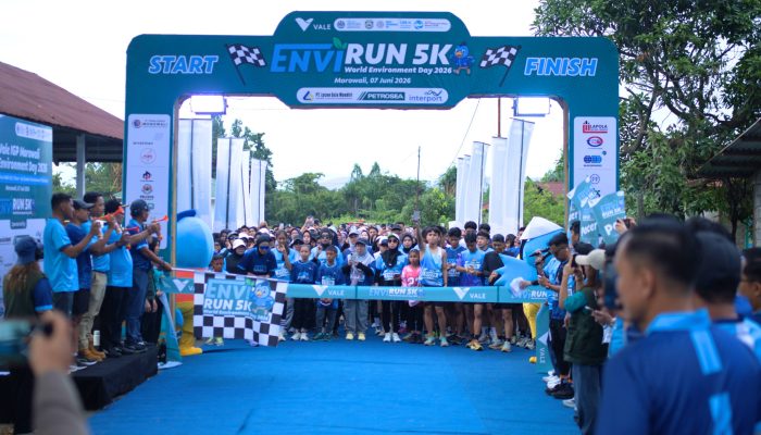 EnviRun 2026 PT Vale Satukan Ribuan Warga Morowali dalam Aksi Nyata Peduli Lingkungan dan Iklim