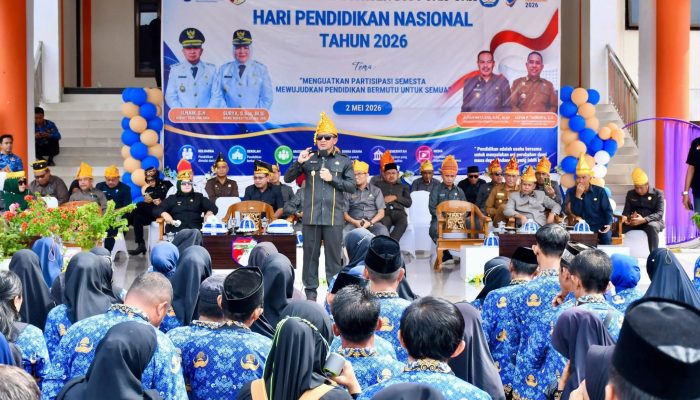 Bupati Ilham Lawidu Pimpin Upacara Hardiknas 2026 di Tojo Una-Una