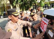 Polresta Palu Gencarkan Sosialisasi Layanan 110, Stiker Dipasang di Semua Armada Operasional