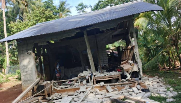 Gempa M 7,7 Filipina Rusak Sejumlah Rumah di Kepulauan Sangihe Sulut