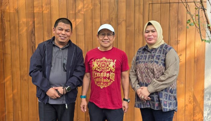 Jelang Pelantikan, Pengurus IKA PMII Sulteng Temui Cak Imin di Jakarta