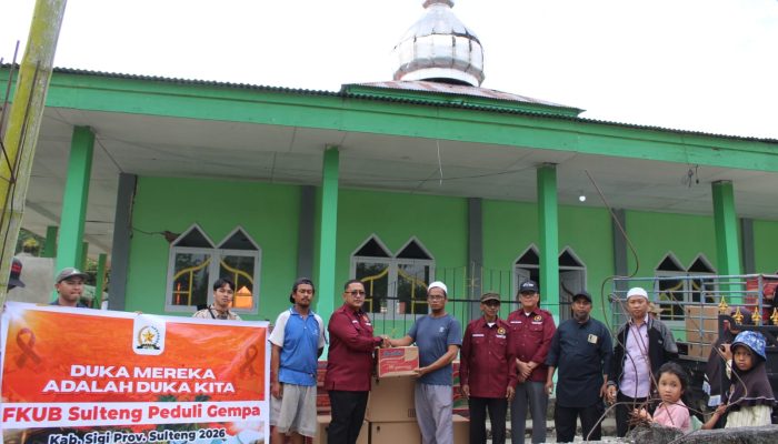 FKUB dan BAMAG Sulteng Kembali Salurkan Bantuan untuk Korban Gempa di Sigi