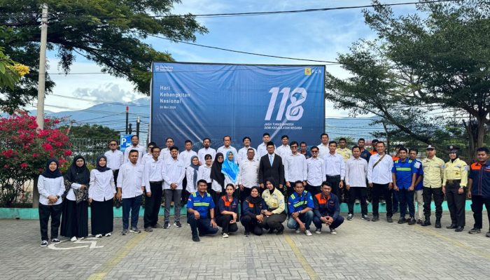PLN UPT Palu Gelar Upacara Peringatan Hari Kebangkitan Nasional ke-118