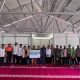BAZNAS Sulteng dan Warga Gotong Royong Bangun Masjid Darurat