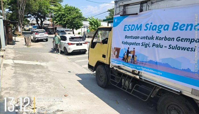 PT Vale Salurkan Bantuan Kemanusiaan untuk Korban Gempa Sigi