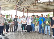 Pemkab Touna Salurkan Bantuan Bibit Kelapa untuk Petani di Kecamatan Una-Una