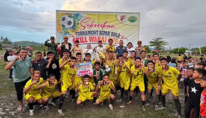 Lebiti FC Juara Skillwakai Cup III, Bupati Touna Resmi Tutup Turnamen