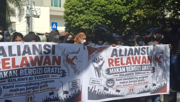 Aliansi Relawan MBG Sulteng Desak Program Makan Bergizi Gratis Tetap Berlanjut