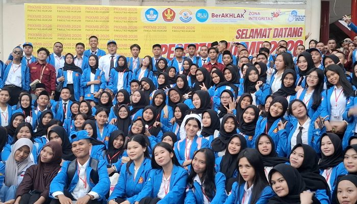 510 Mahasiswa Baru Fakultas Hukum Untad Tuntaskan PKKMB 2026