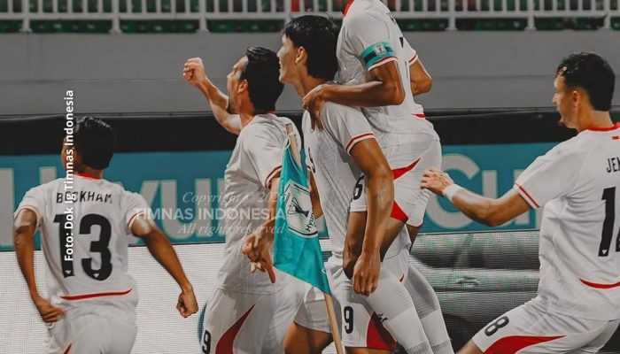 Timnas Indonesia Pesta Gol ke Gawang Kamboja, Menang 5-1