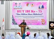 Bupati Touna Ilham Lawidu Hadiri Peringatan HUT ke-75 Ikatan Bidan Indonesia